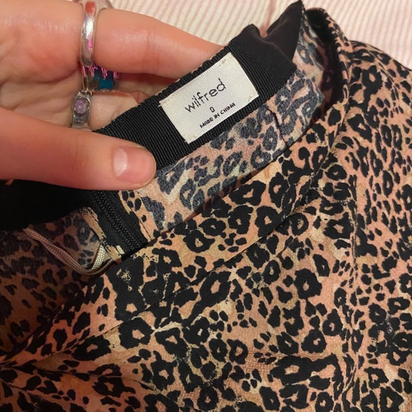 Wilfred leopard print skirt - Picture 2 of 6